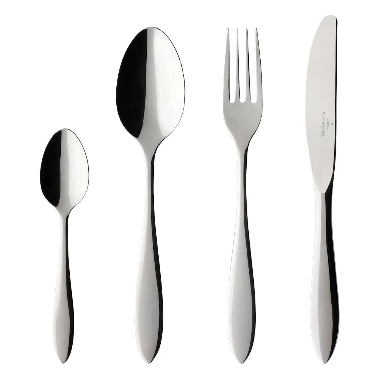 Villeroy & Boch Arthur 30tlg. poliert silber Besteckset - Bild 1