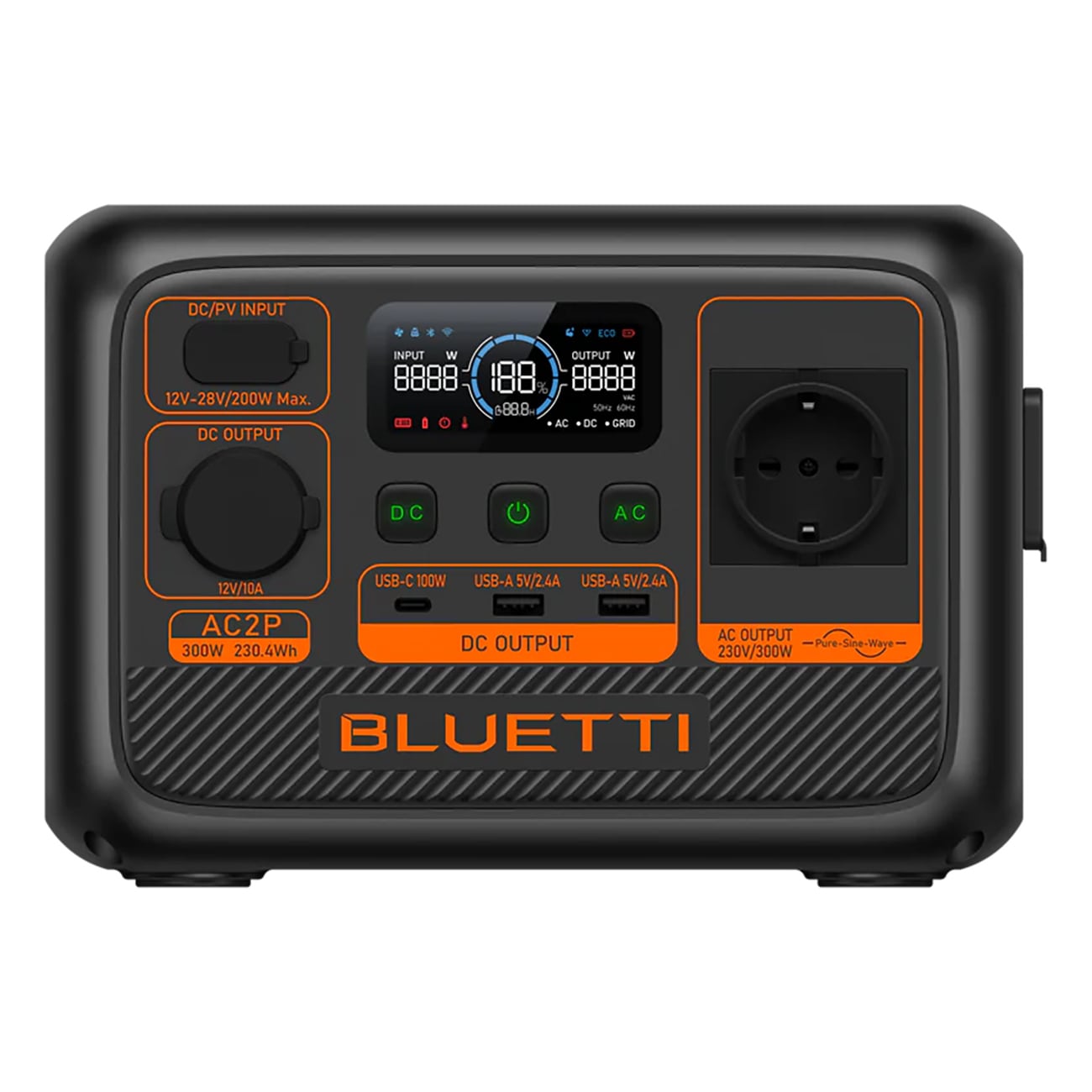 Bluetti AC2P Portable Powerstation schwarz Powerstation - Bild 1