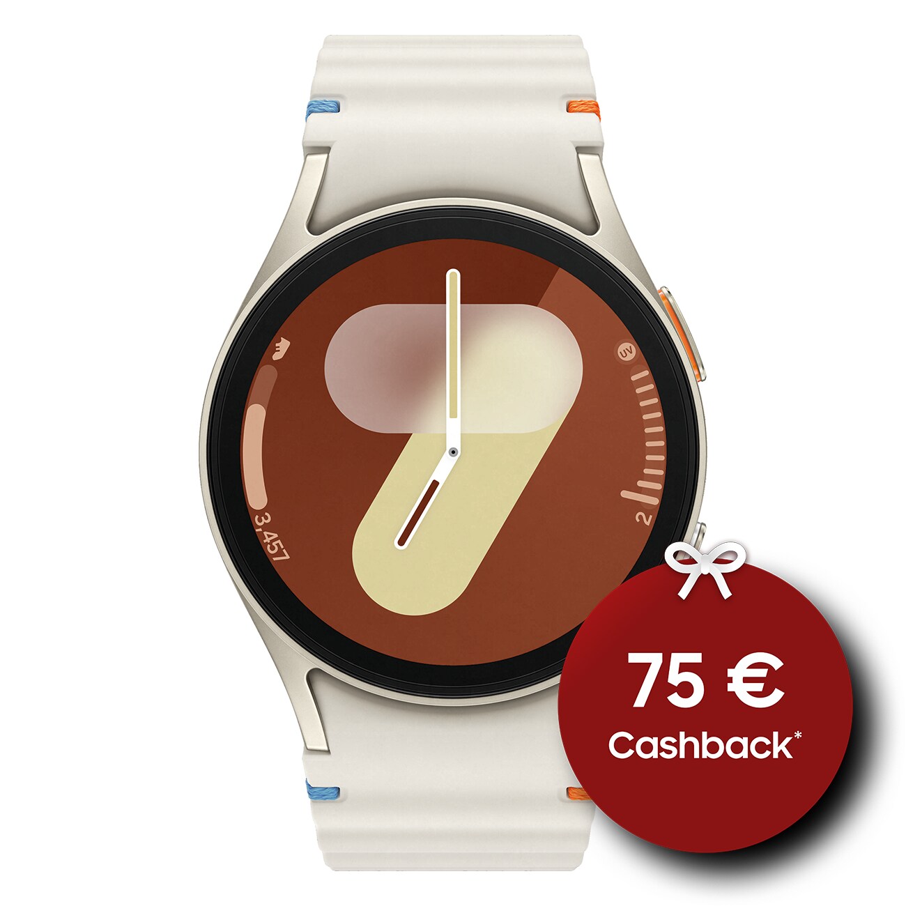 Samsung L305 Galaxy Watch 7 40 mm LTE Creme Smartwatch - Bild 1