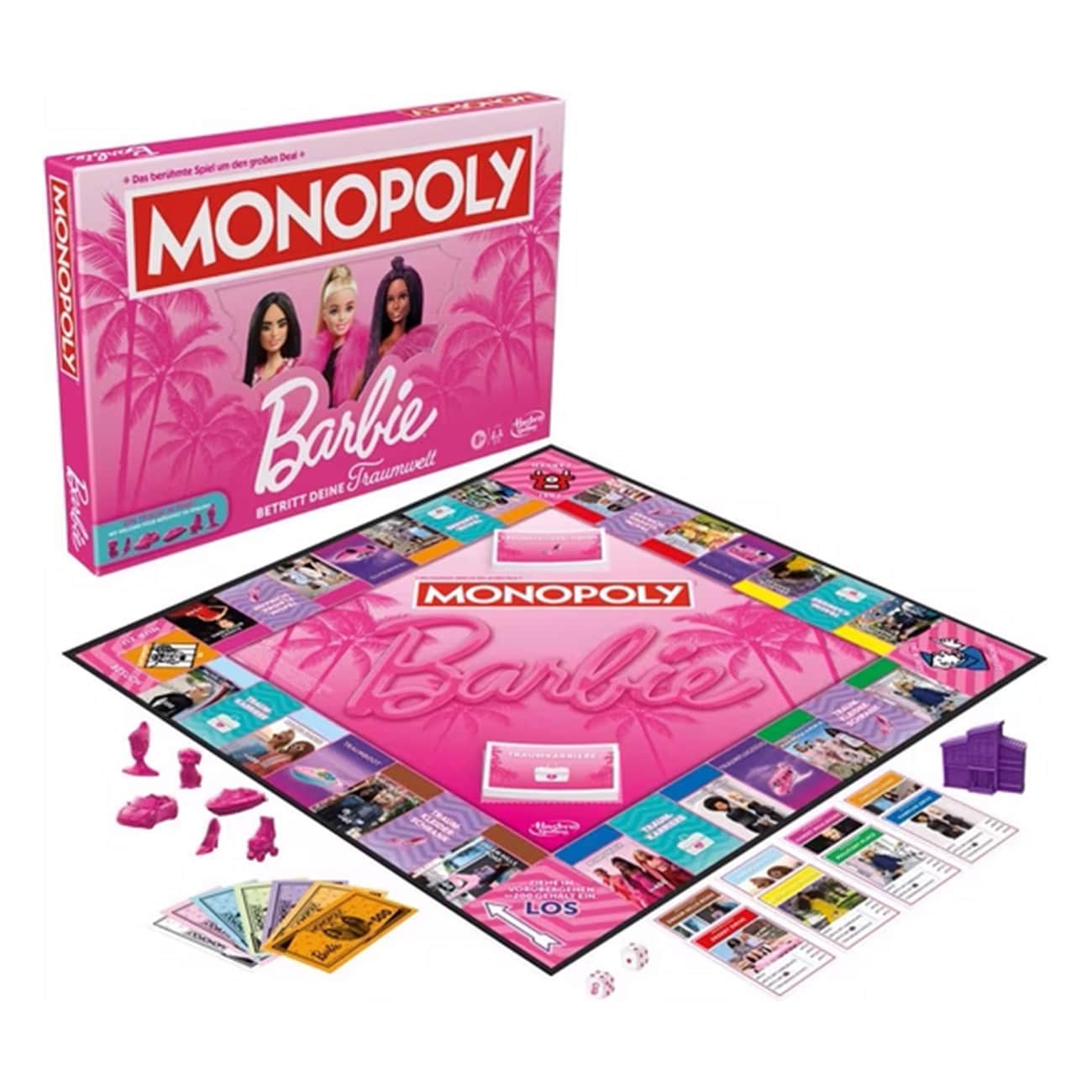 Hasbro Monopoly Barbie Mehrfarbig Spielesammlung - Bild 1
