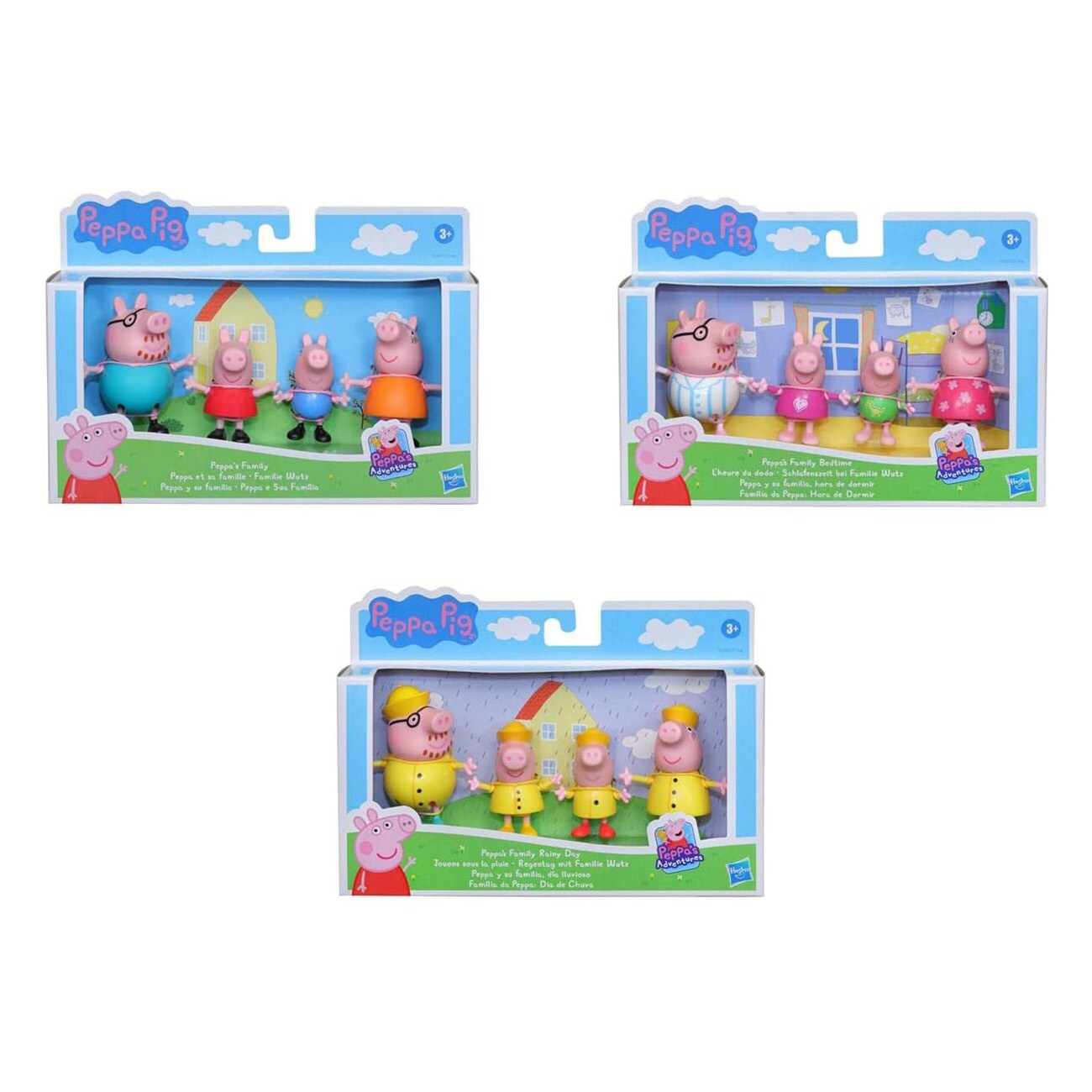 Hasbro Peppa Pig Peppa&rsquo;s Adventures 4er-Pack Mehrfarbig Spielfigur - Bild 1