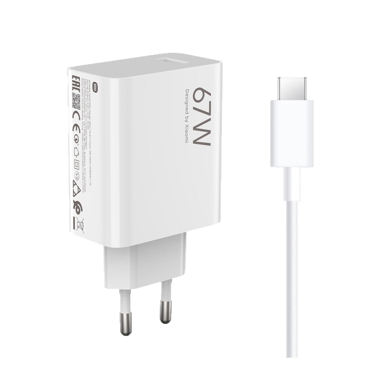 Xiaomi 67W Combo Type A wei&szlig; Smartphone-Ladeger&auml;t - Bild 1