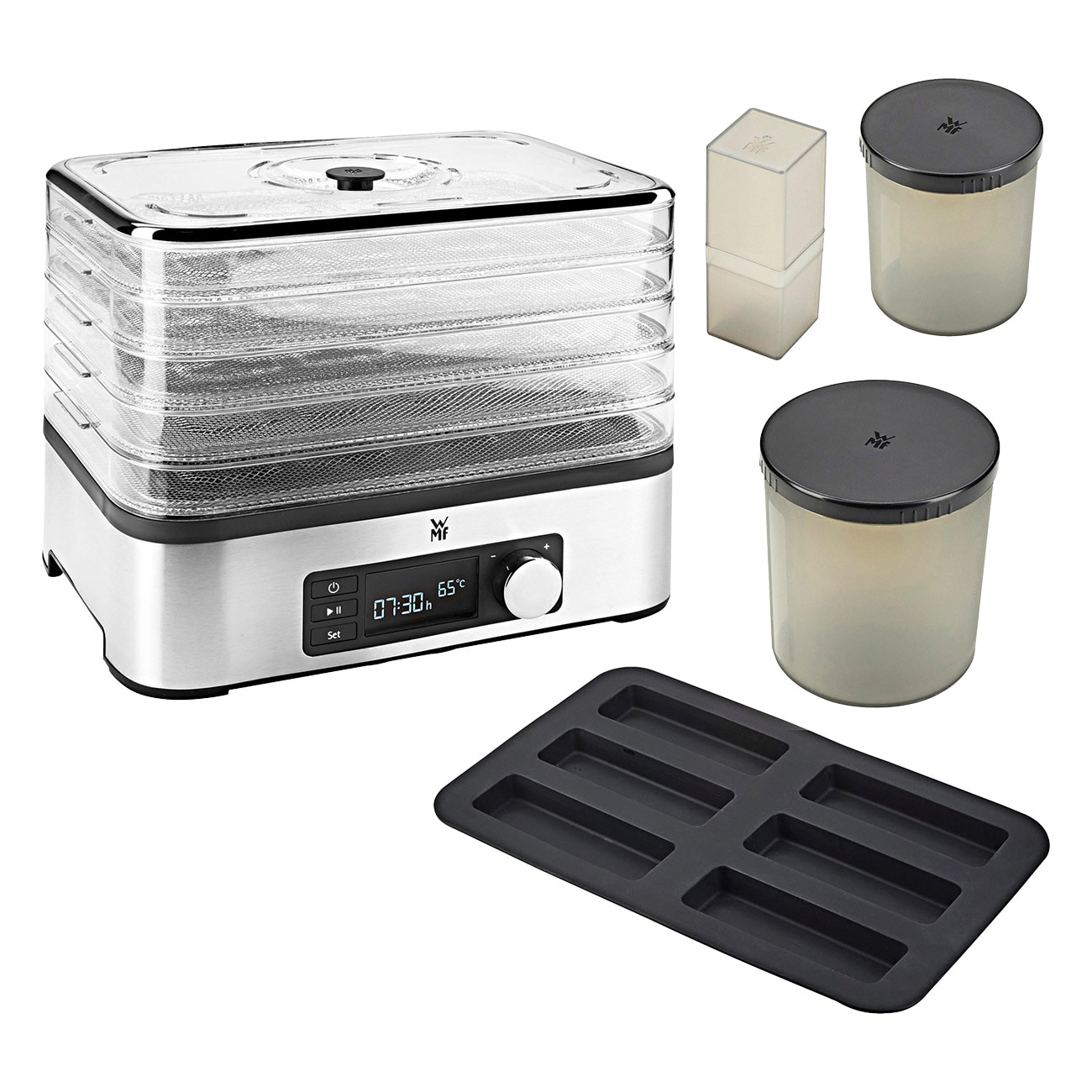 WMF K&Uuml;CHENminis Snack to go silber D&ouml;rrautomat - Bild 1