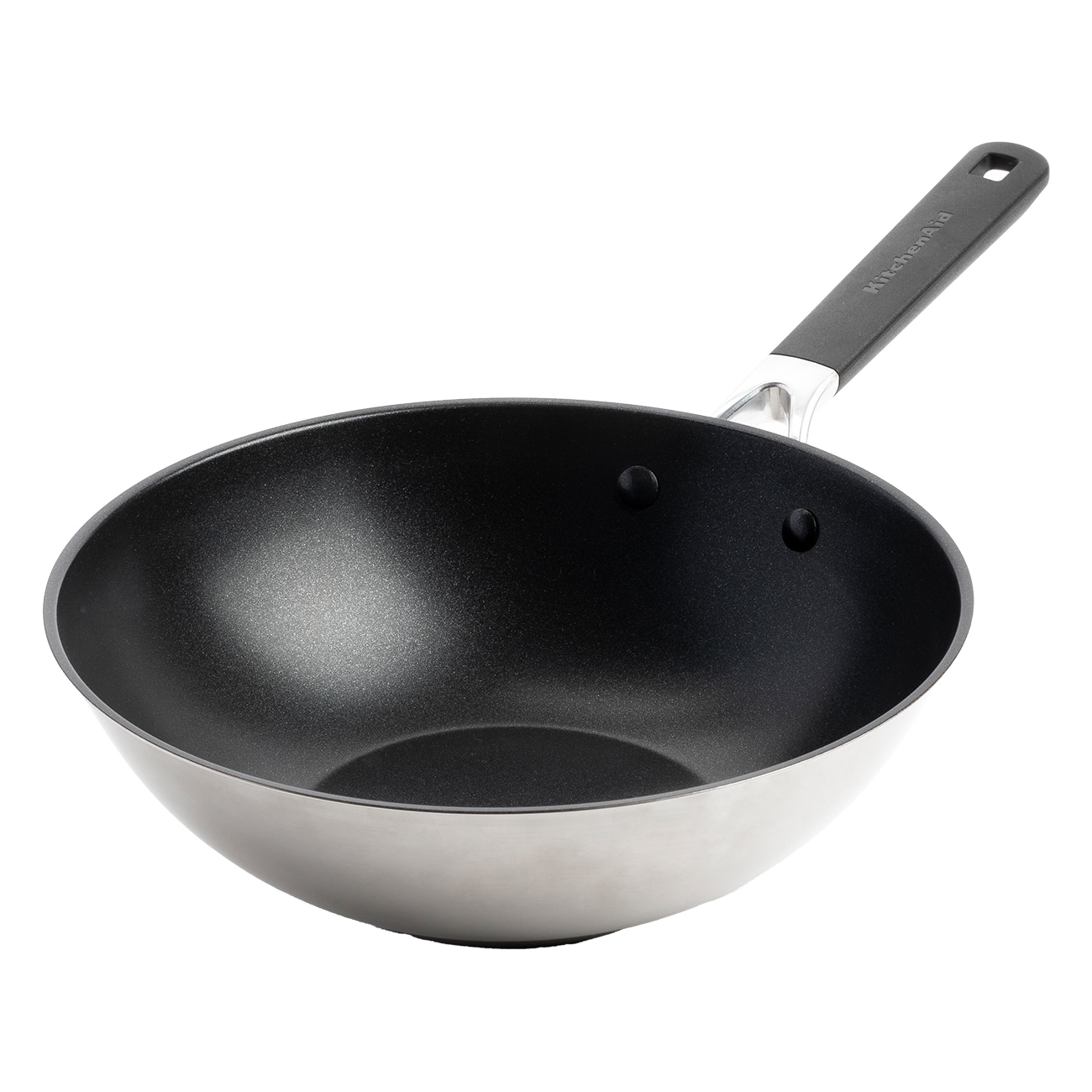 KitchenAid Classic Stainless Steel (CC005705-001) silber Wok - Bild 1