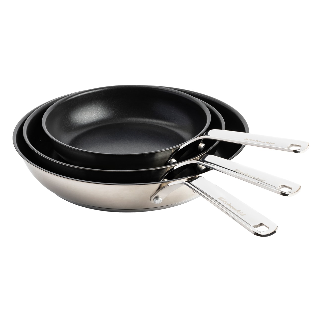 KitchenAid Stainless Steel (CC003572-001) silber Pfannen-Set - Bild 1