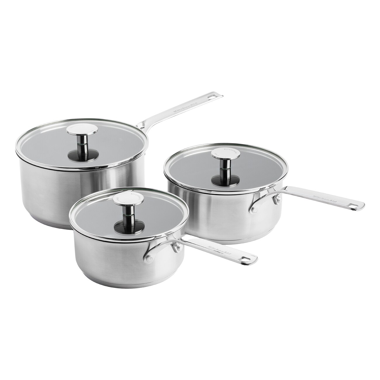 KitchenAid Stainless Steel (CC005740-001) silber Topf-Set - Bild 1