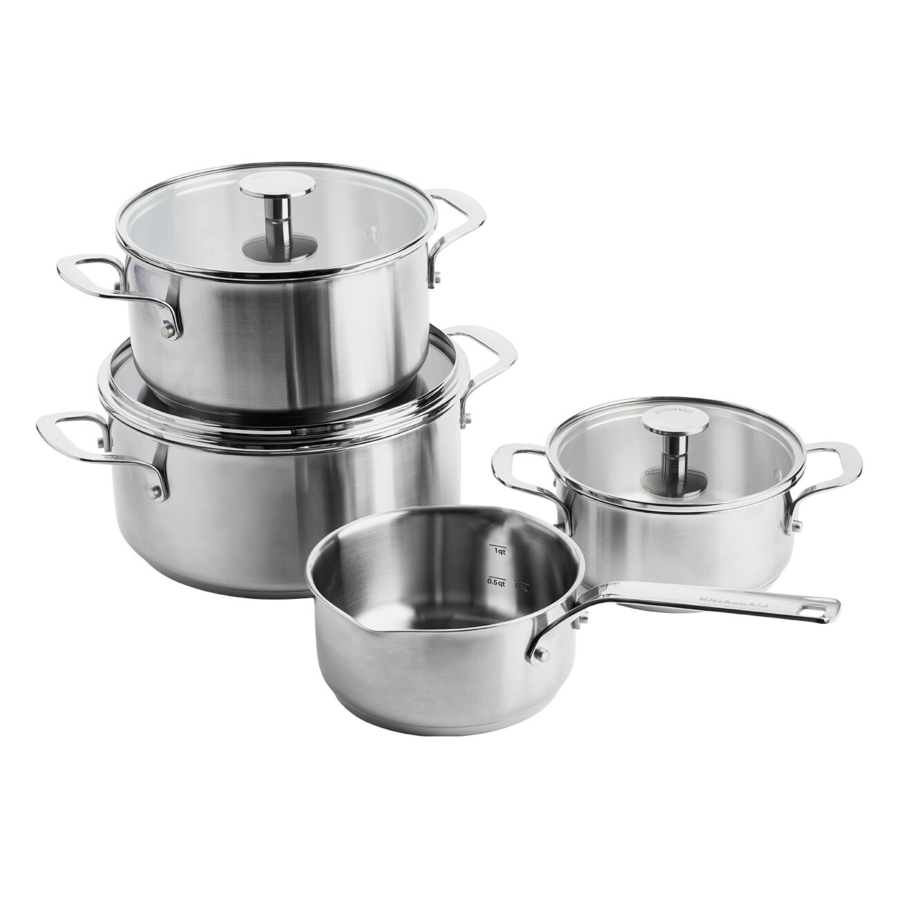 KitchenAid Stainless Steel (CC003575-001) silber Topf-Set - Bild 1