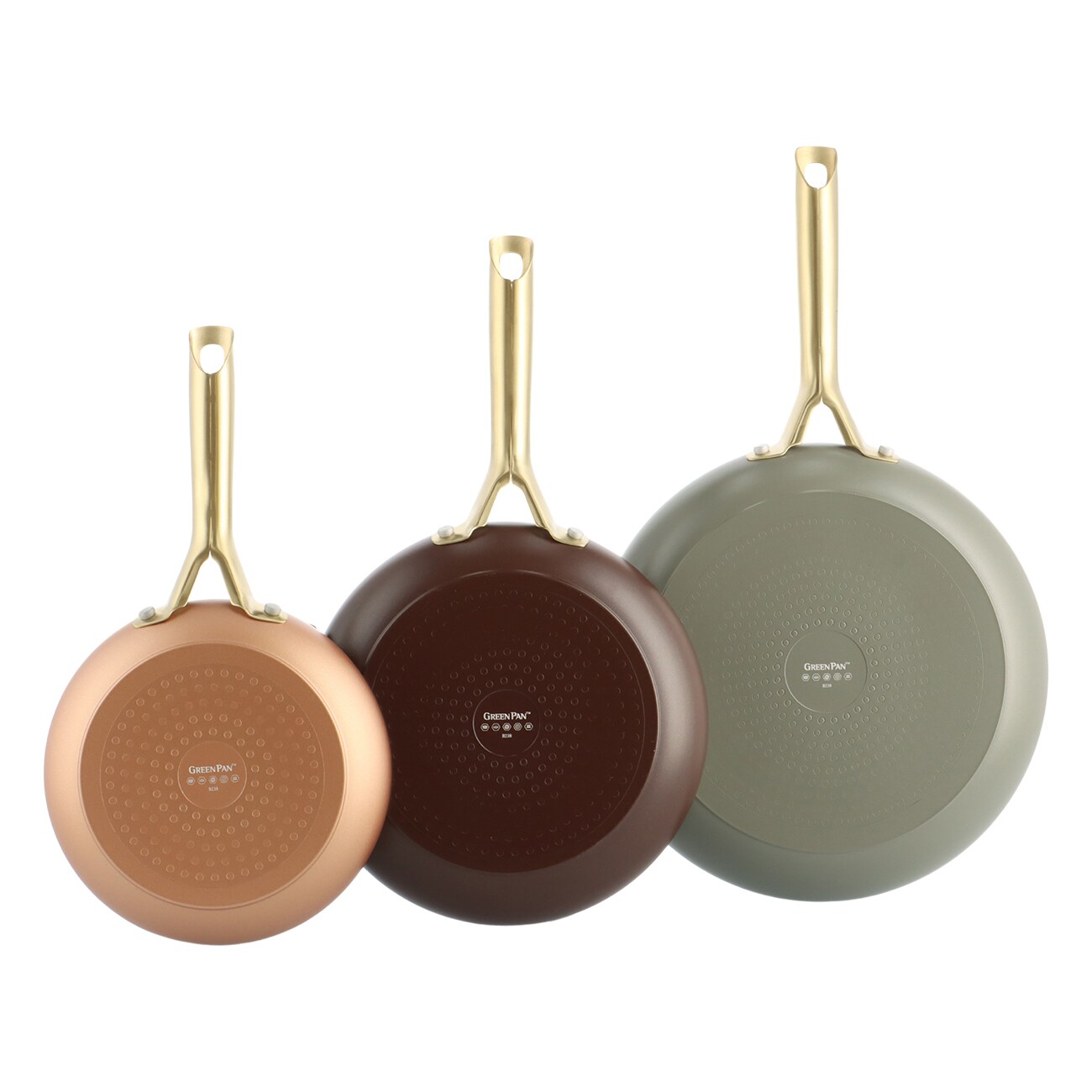 GreenPan Shades (CC009020-001) 20+24+28cm Set braun Pfannen-Set - Bild 1