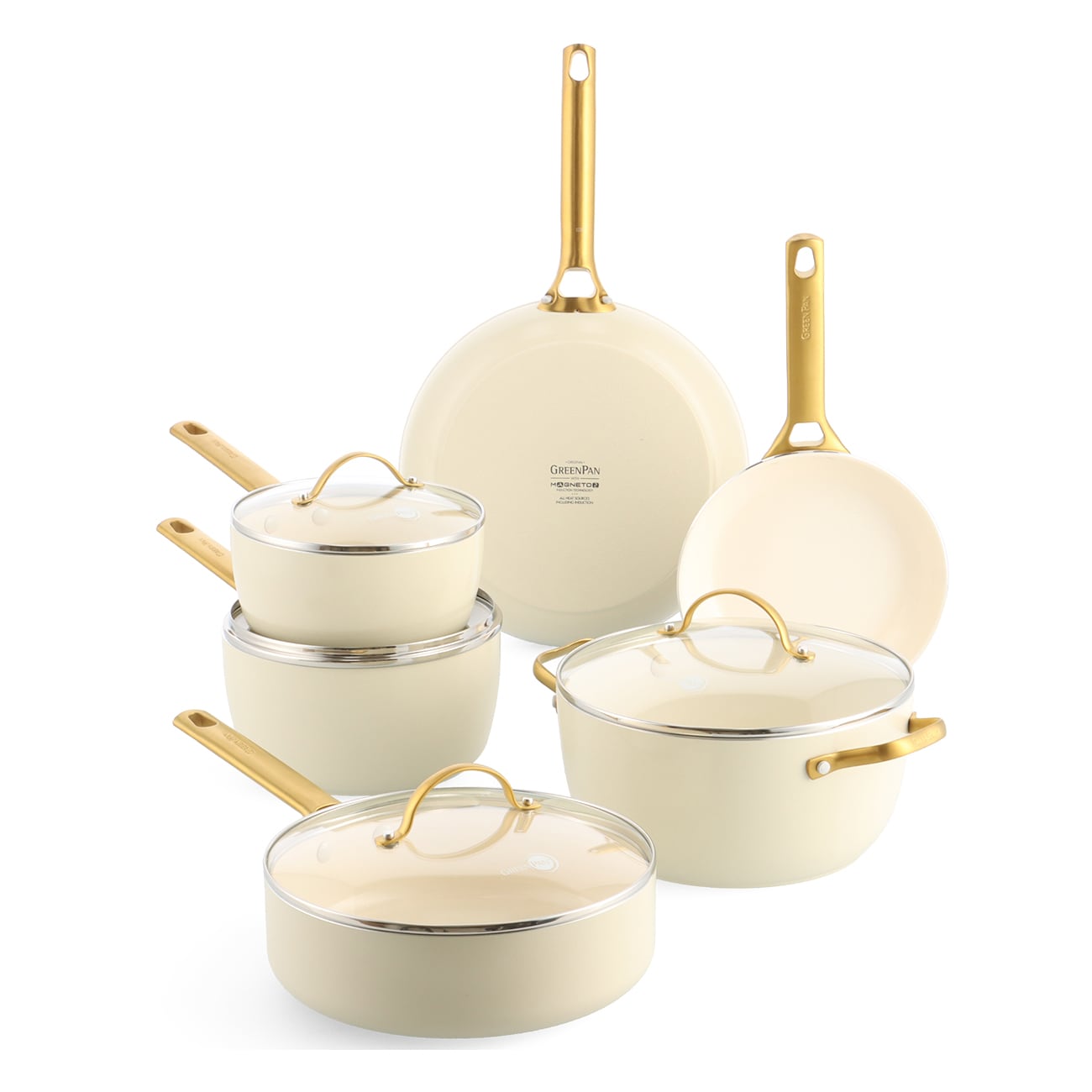 GreenPan Padova Reserve (CC008495-001) Creme Pfannen-Set - Bild 1