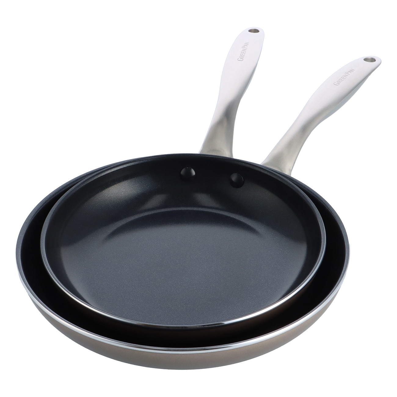 GreenPan Padova Reserve (CC005452-001) 20 + 28cm Set schwarz Pfannen-Set - Bild 1