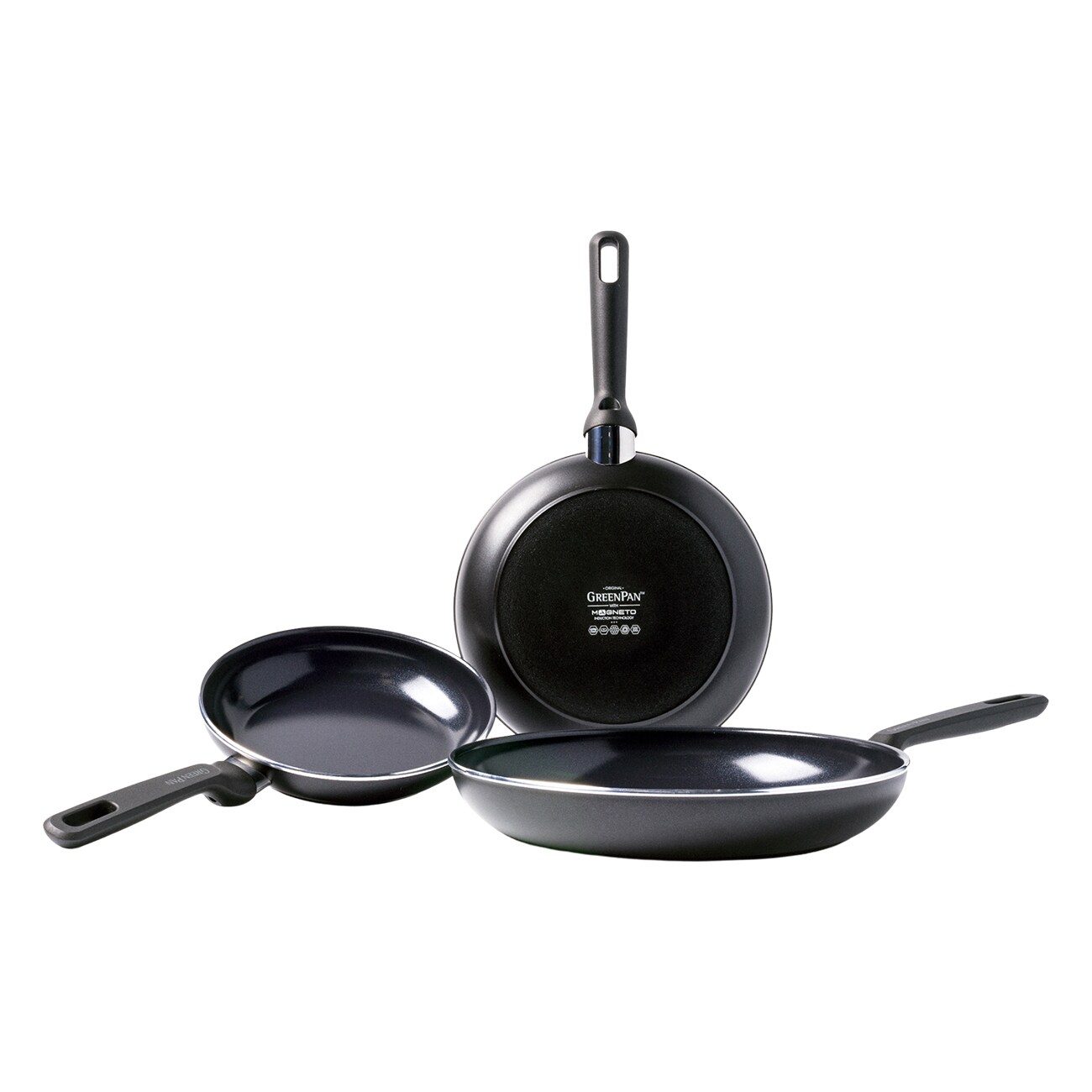 GreenPan Memphis (CC001664-001) schwarz Pfannen-Set - Bild 1