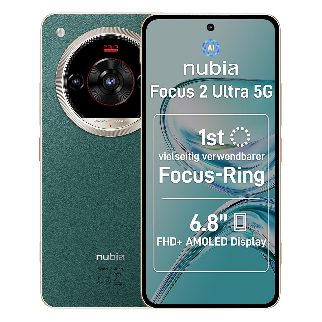 Nubia Focus 2 Ultra 5G gr&uuml;n Smartphone - Bild 1