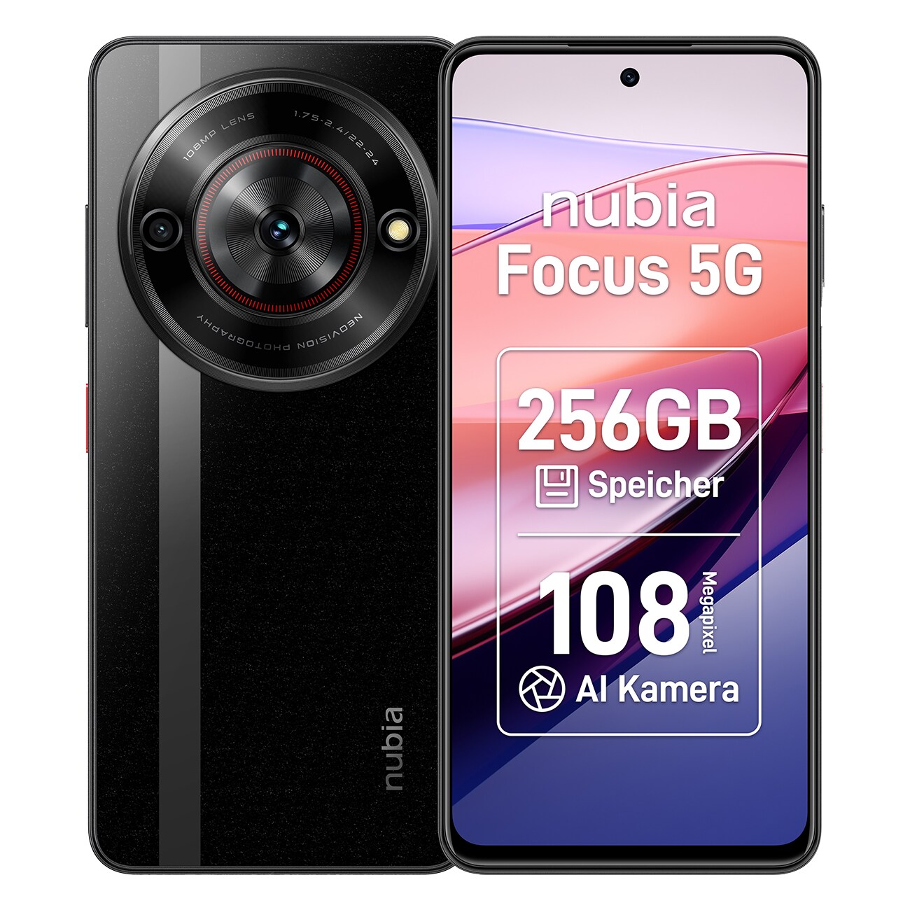 Nubia Focus 2 5G schwarz Smartphone - Bild 1