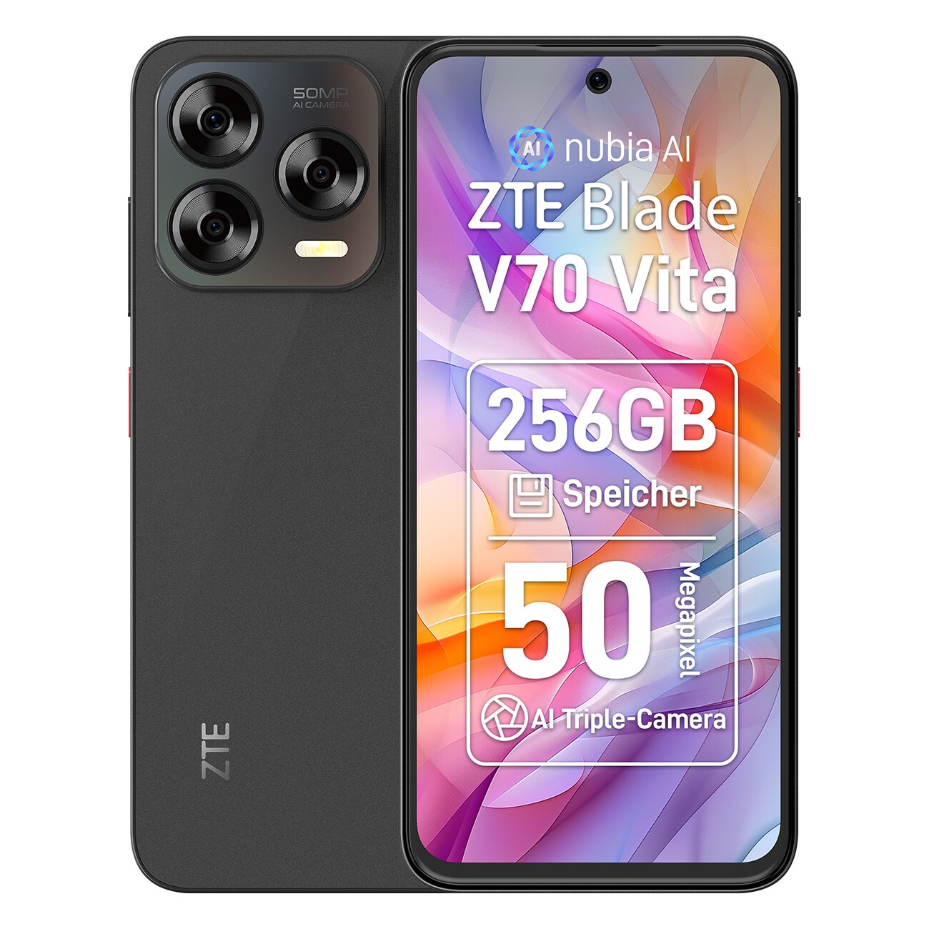 ZTE Blade V70 Vita grau Smartphone - Bild 1