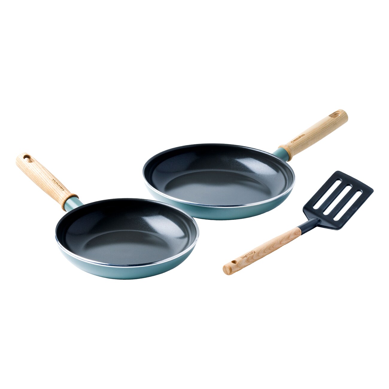GreenPan Mayflower 20+24 cm blau Pfannen-Set - Bild 1