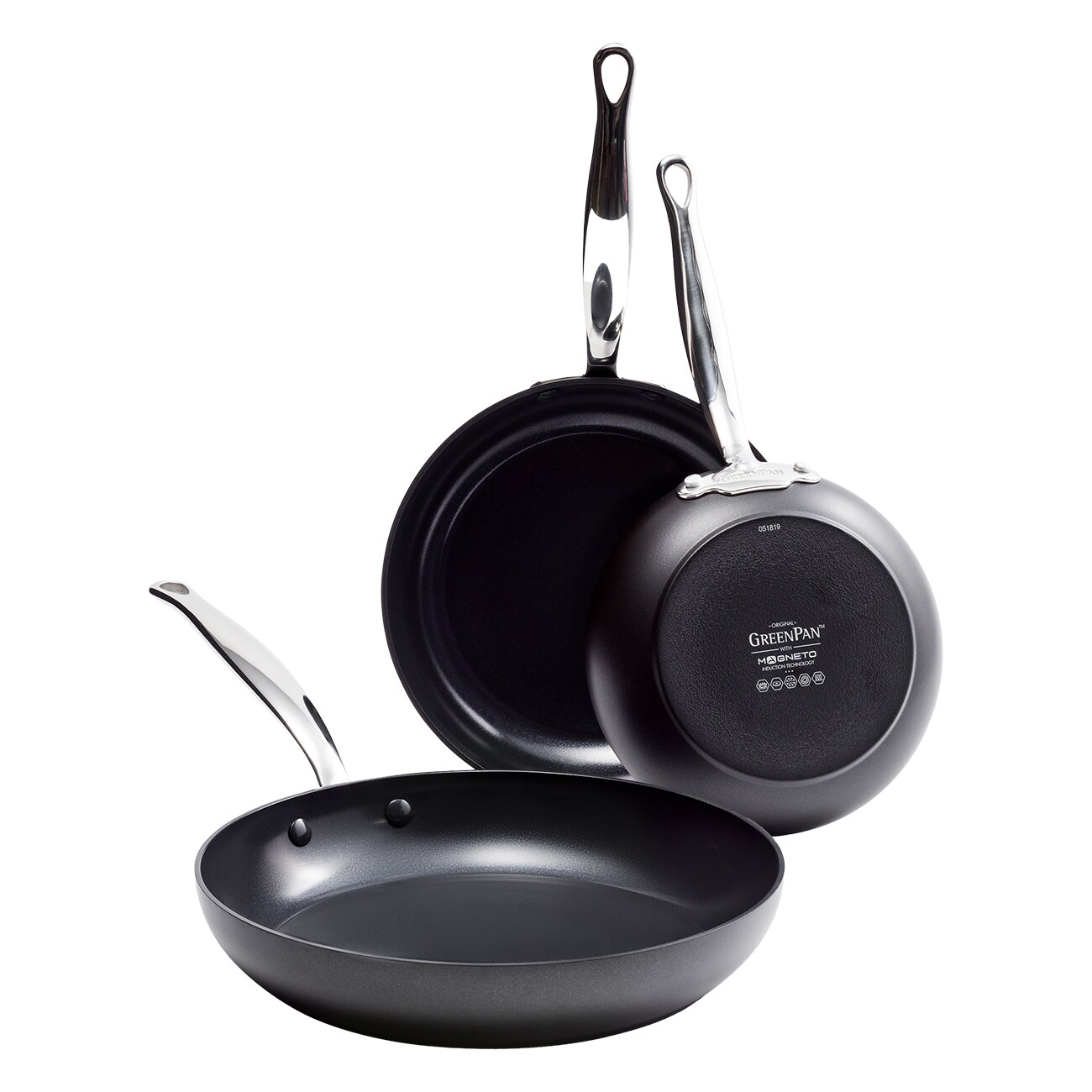 GreenPan Barcelona (CC002448-001) schwarz Pfannen-Set - Bild 1