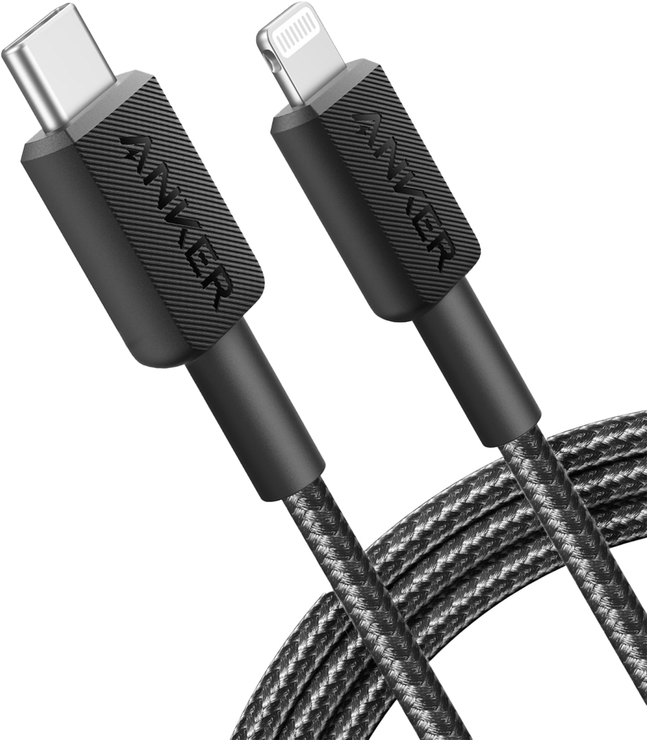 Anker 322 USB-C to Lightning Cable (1,80m) schwarz Ladekabel - Bild 1