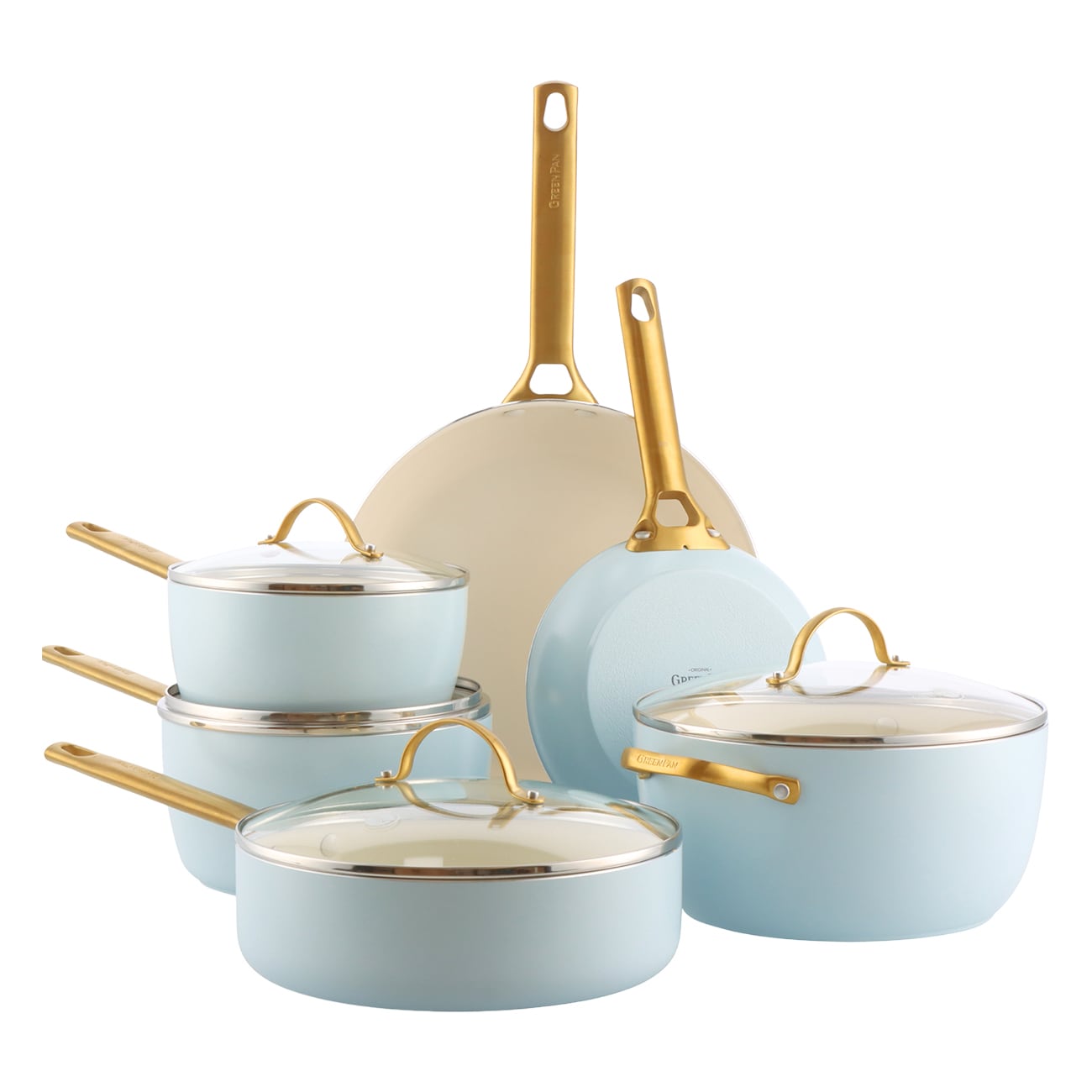 GreenPan Padova Reserve (CC008485-001) hellblau Pfannen-Set - Bild 1