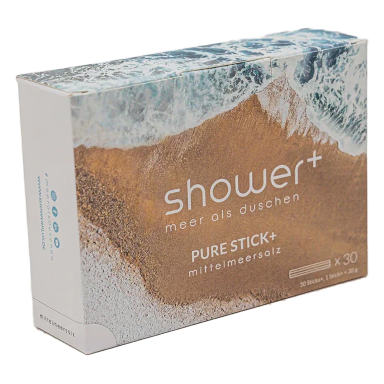 shower+ Pure Stick+ Mittelmeer wei&szlig; Badezus&auml;tze - Bild 1