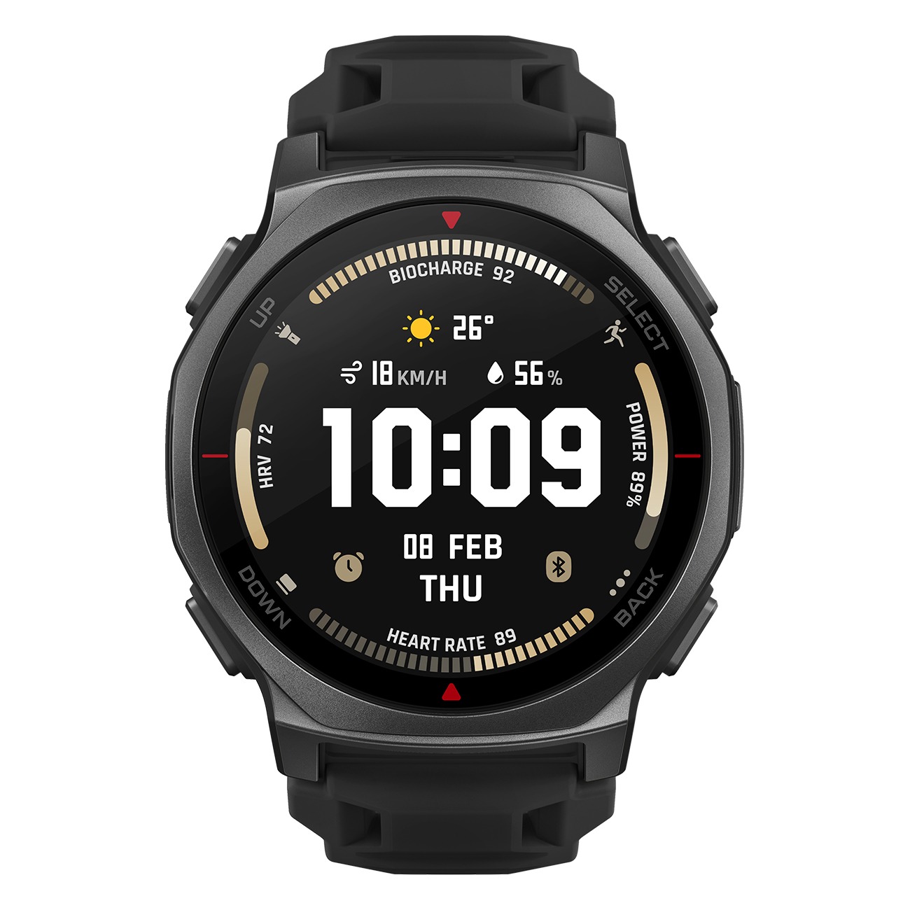 Amazfit T-Rex 3 Pro 44mm schwarz Smartwatch - Bild 1
