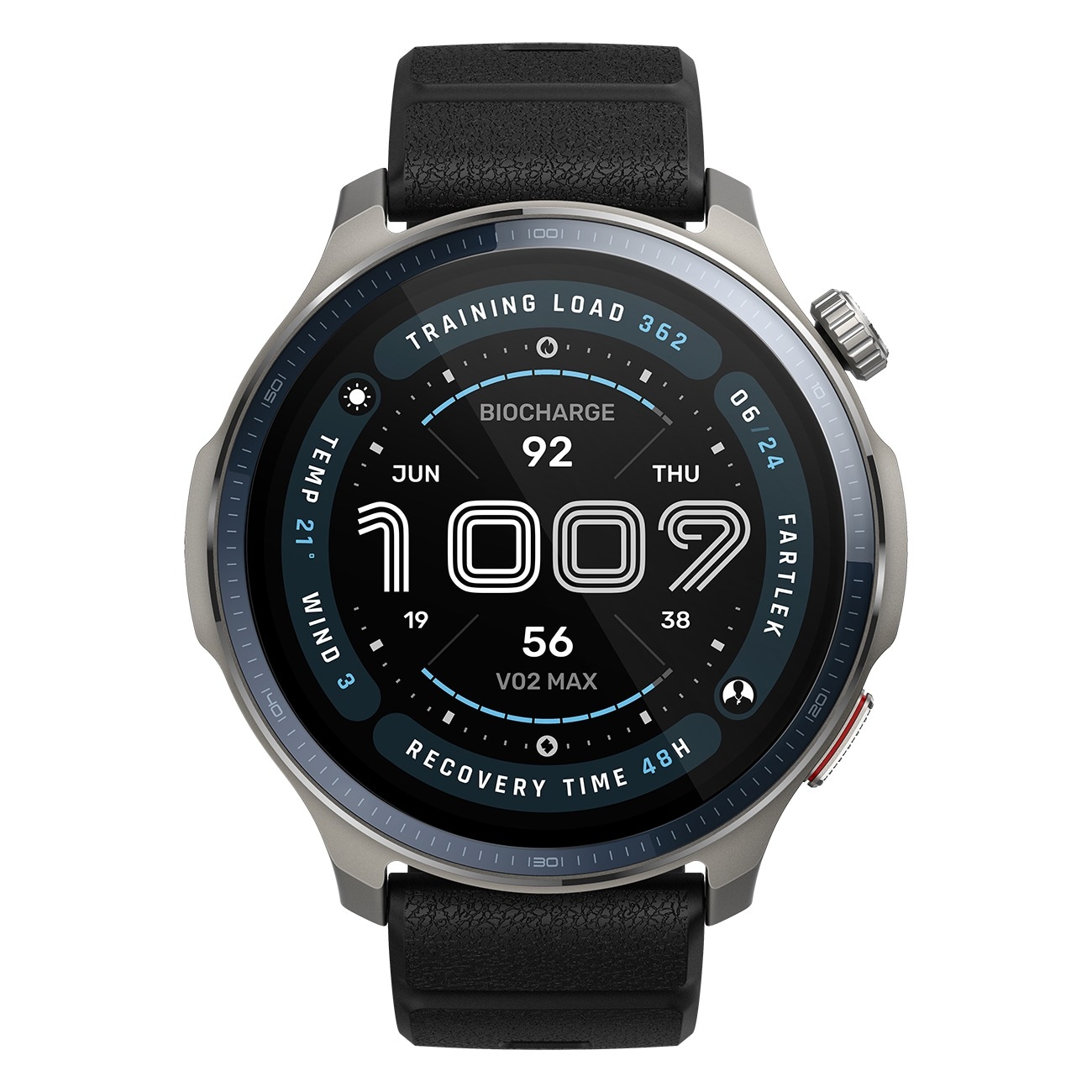 Amazfit Balance 2 schwarz Smartwatch - Bild 1