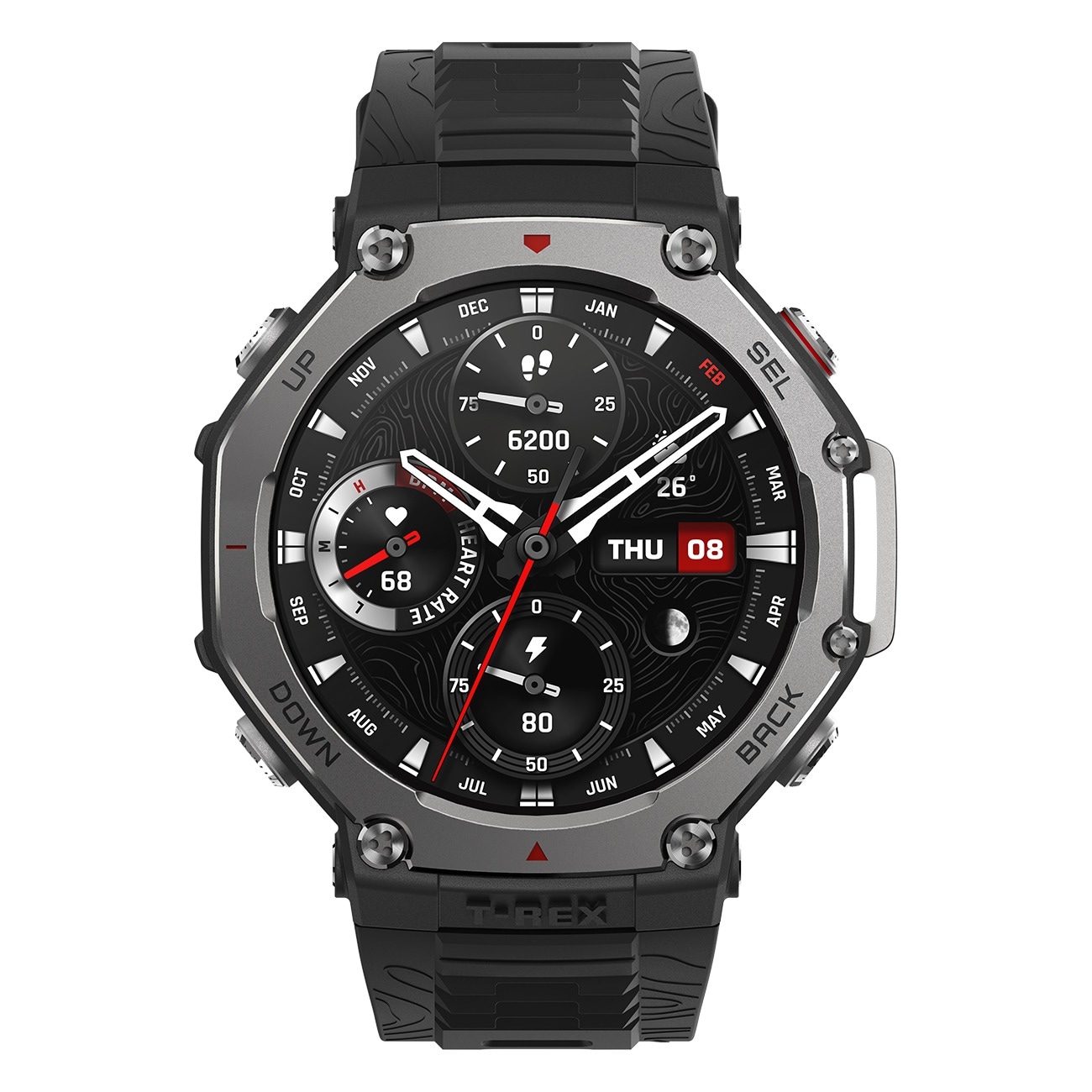 Amazfit T-Rex 3 schwarz Smartwatch - Bild 1