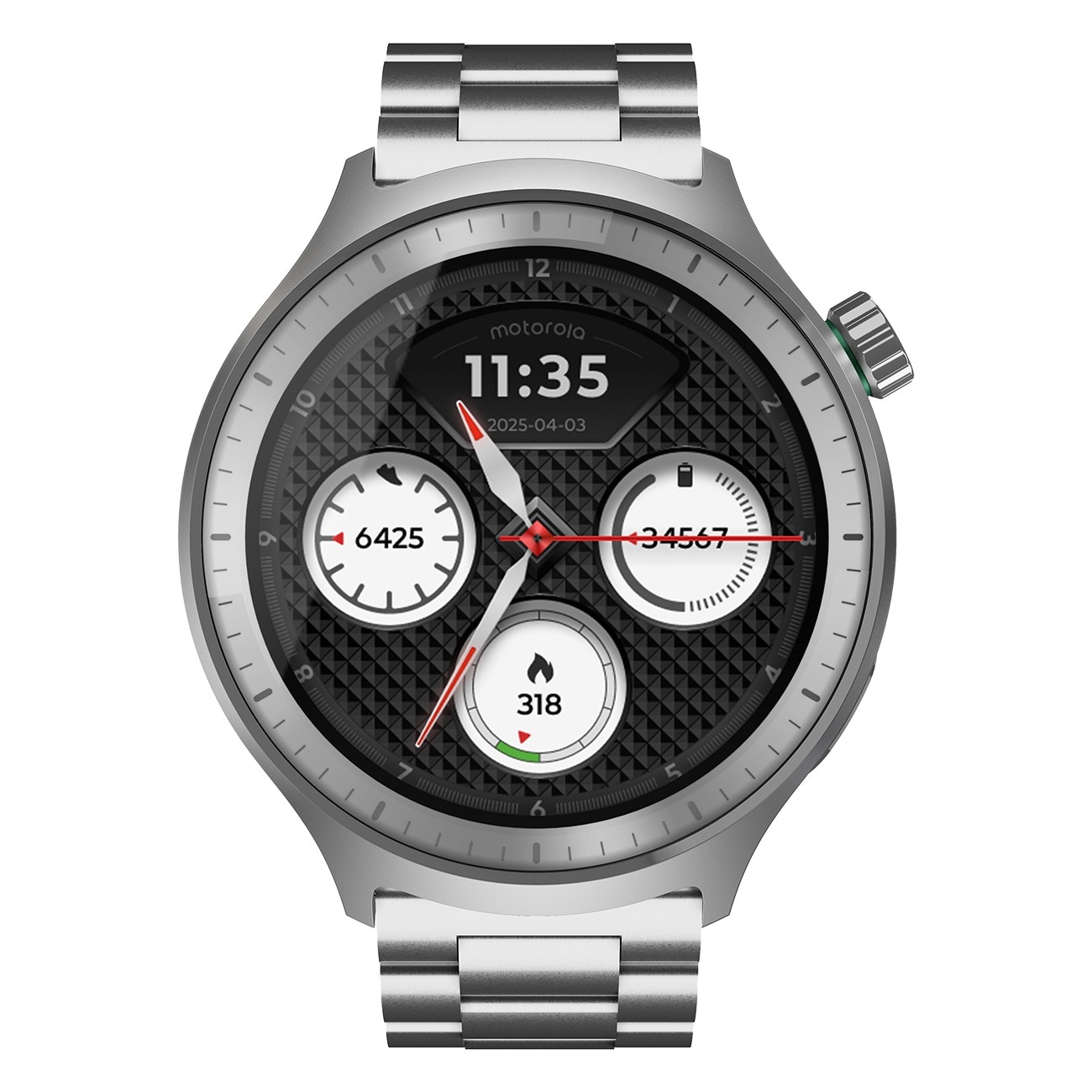 Motorola Moto Watch Premium silber Smartwatch - Bild 1
