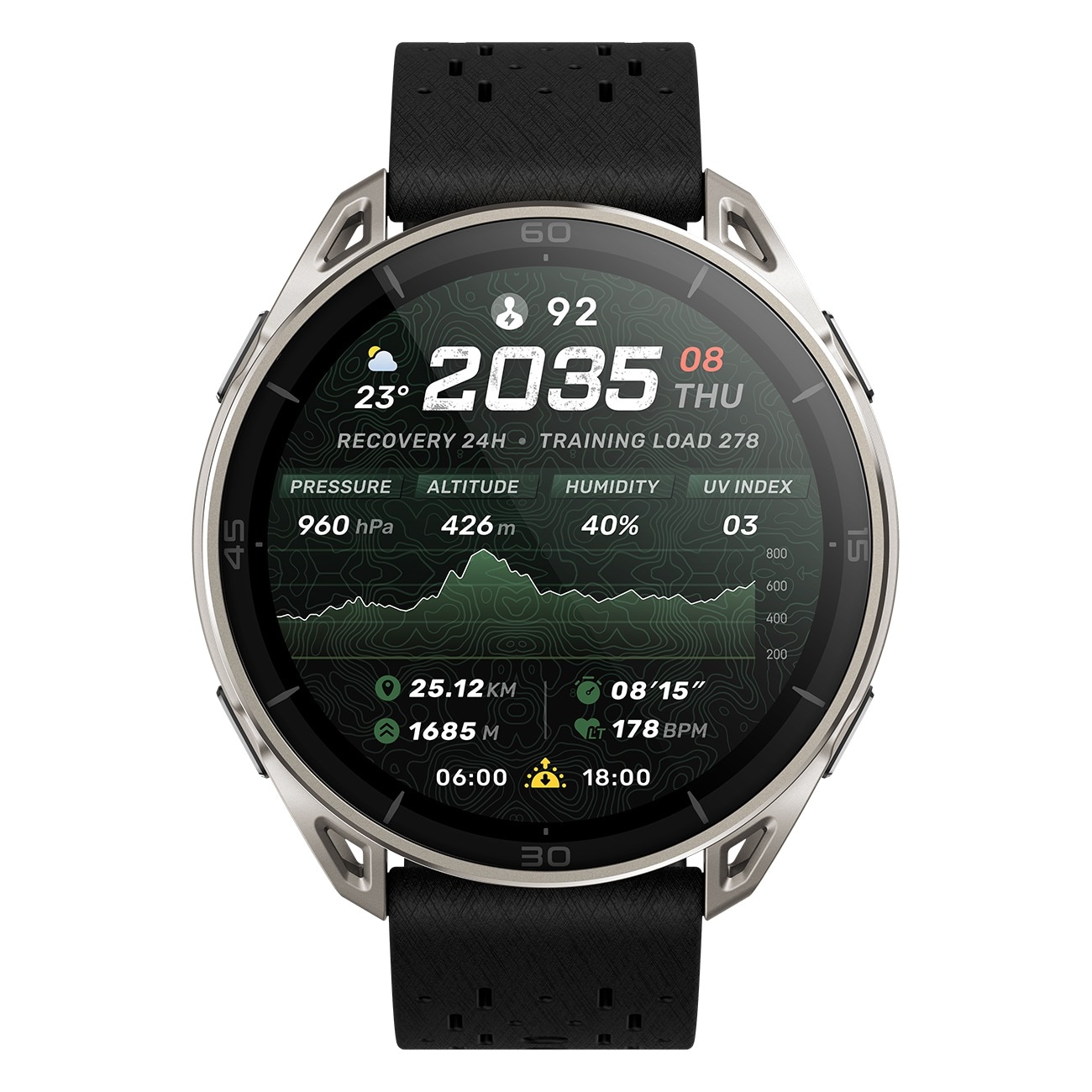 Amazfit Cheetah 2 Ultra schwarz Smartwatch - Bild 1