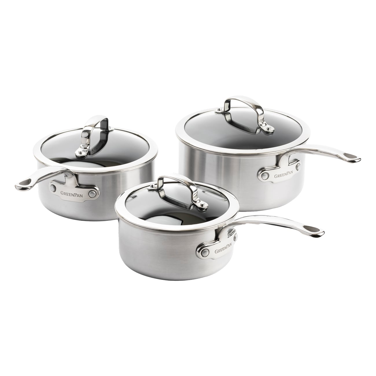 GreenPan Premiere (CC003822-001) silber Kasserolle - Bild 1