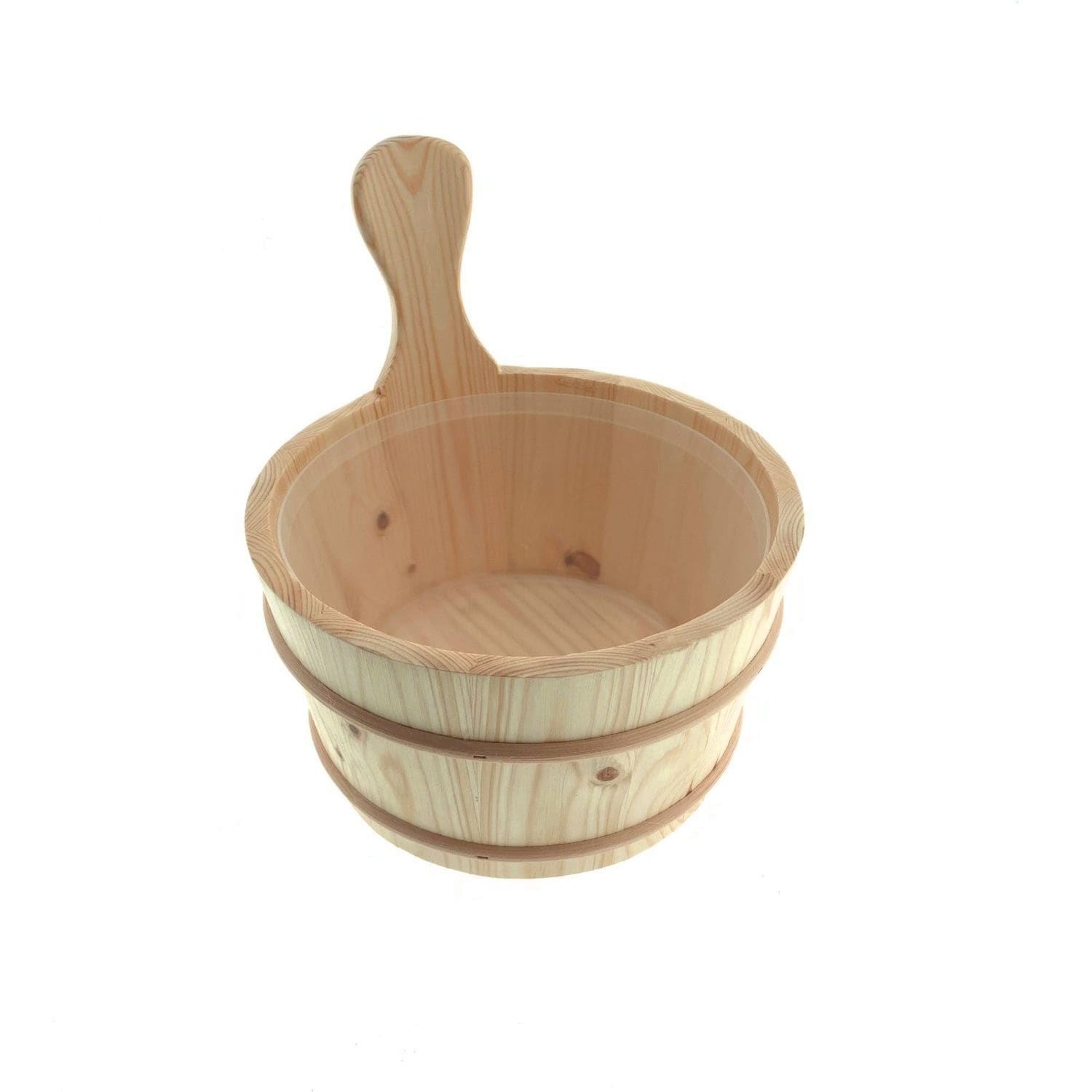 Dewello&reg; Sauna Zubeh&ouml;r Set |  Eimer aus hochwertigem Pinienholz | Das perfekte Saunazubeh&ouml;r f&uuml;r Zuhause - Bild 1