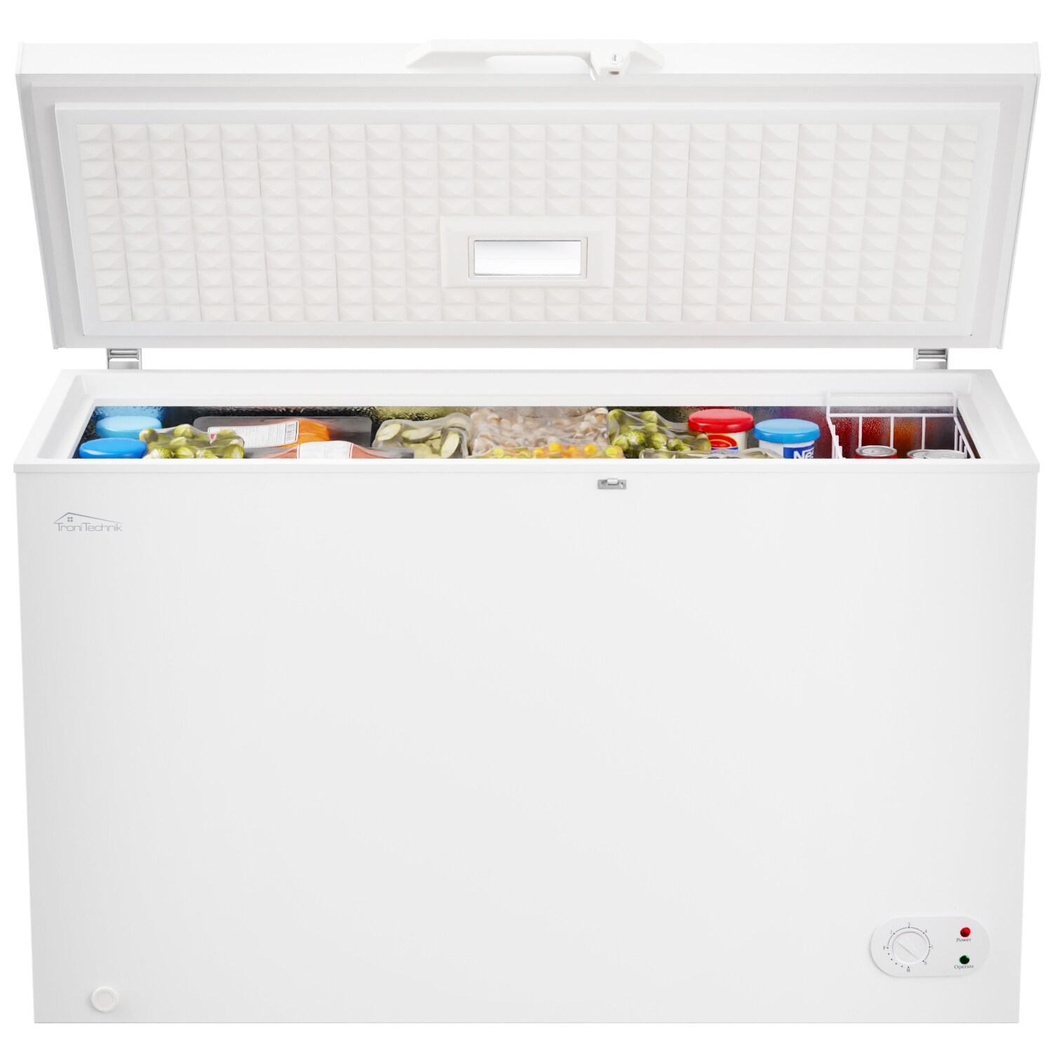 TroniTechnik&reg; Gefriertruhe K&uuml;hltruhe BORGAR PRO mit 2in1 Gefrier- und K&uuml;hlfunktion | 290 Liter, 229kwh/Jahr | LED-Licht - Bild 1