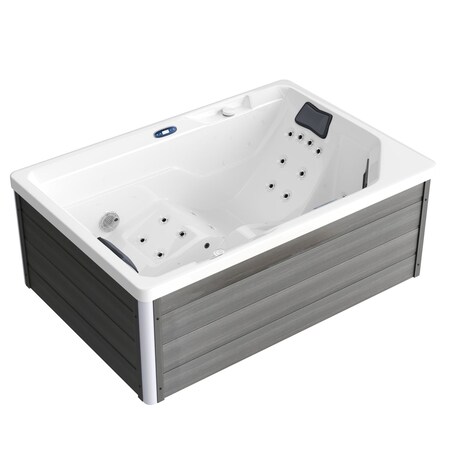 TroniTechnik® Outdoor Whirlpool Spa GALERA mit Heizung, Hydromassage, Farblicht, versch. Ausführungen