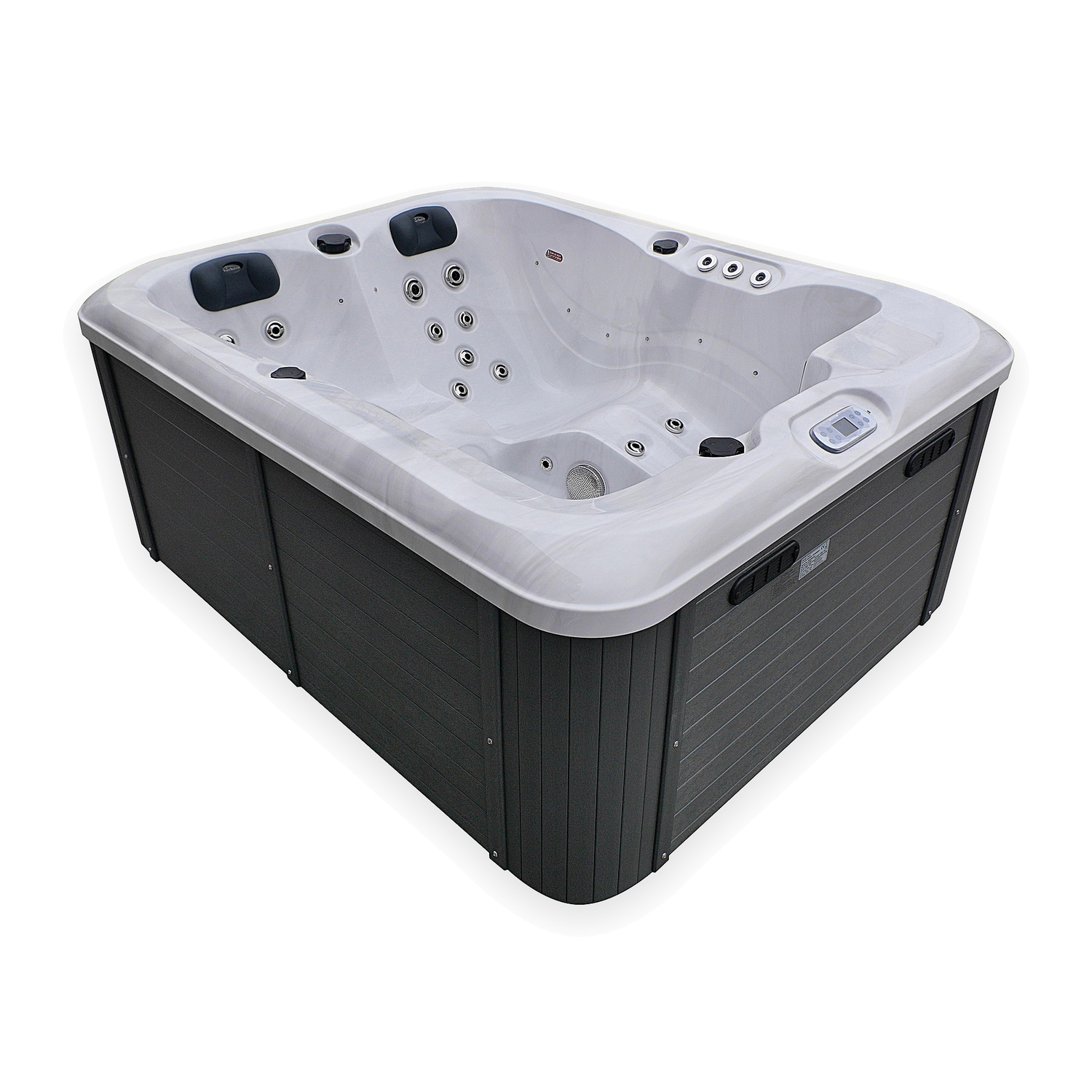 TroniTechnik&reg; Outdoor Whirlpool Spa ENNA 200cm x 160cm inkl. Thermoabdeckung - Bild 1