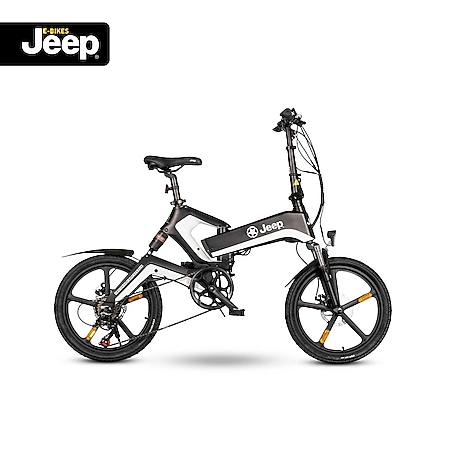 Jeep Fold E-Bike FFR 7050, 20" Laufräder, SHIMANO 7-Gang Kettenschaltung, black - Bild 1