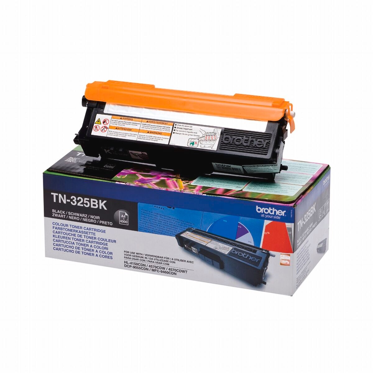 Brother Toner TN-325BK Jumbo Schwarz (ca. 4000 Seiten) - Bild 1