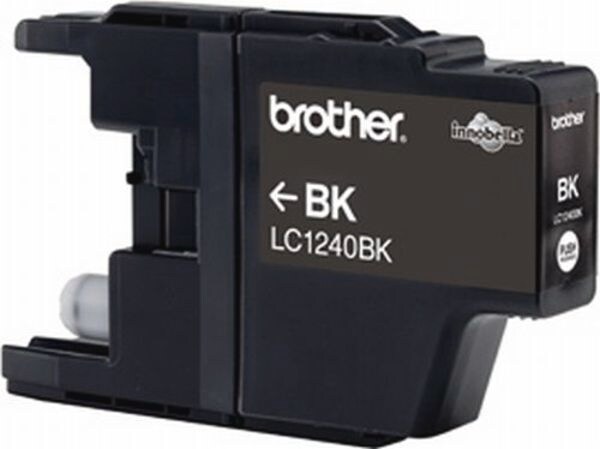 Brother Tintenpatrone LC-1240BK Schwarz (ca. 600 Seiten) | 04977766694001