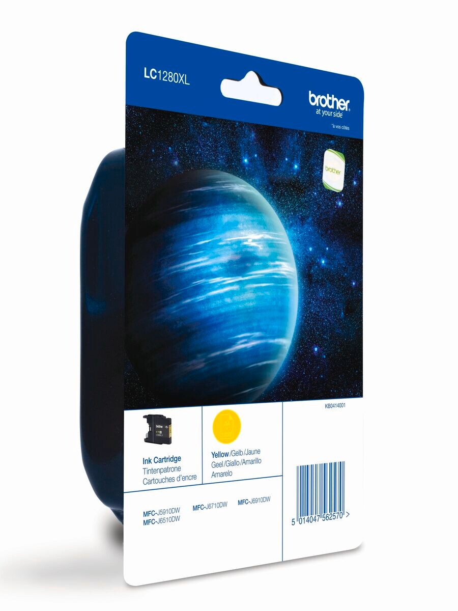 Brother Tintenpatrone LC-1280XLY Gelb (ca. 1200 Seiten) - Bild 1