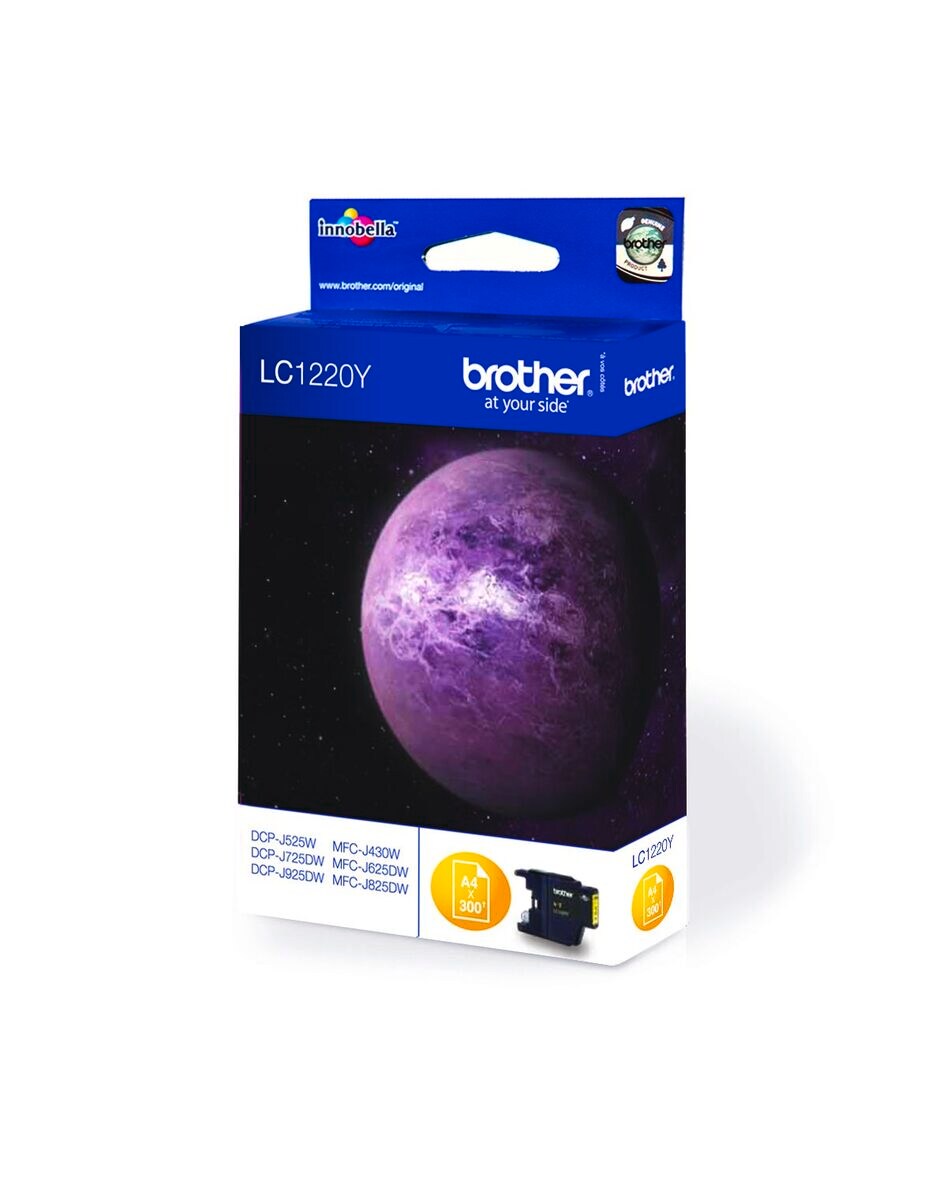 Brother Tintenpatrone LC-1220Y Gelb (ca. 300 Seiten) - Bild 1