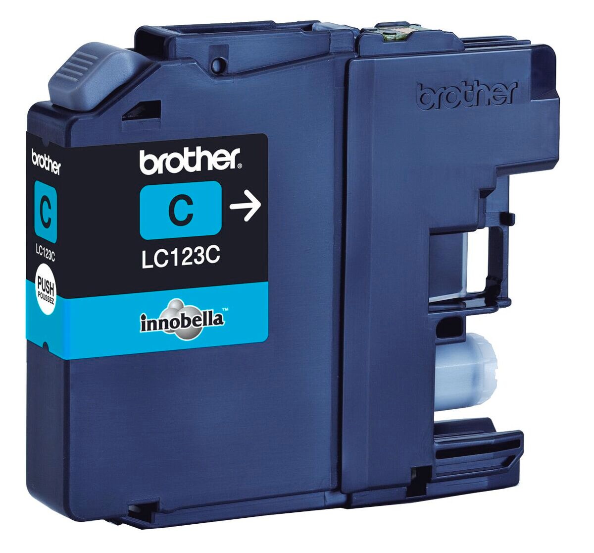 Brother Tintenpatrone LC-123C Cyan (ca. 600 Seiten) - Bild 1