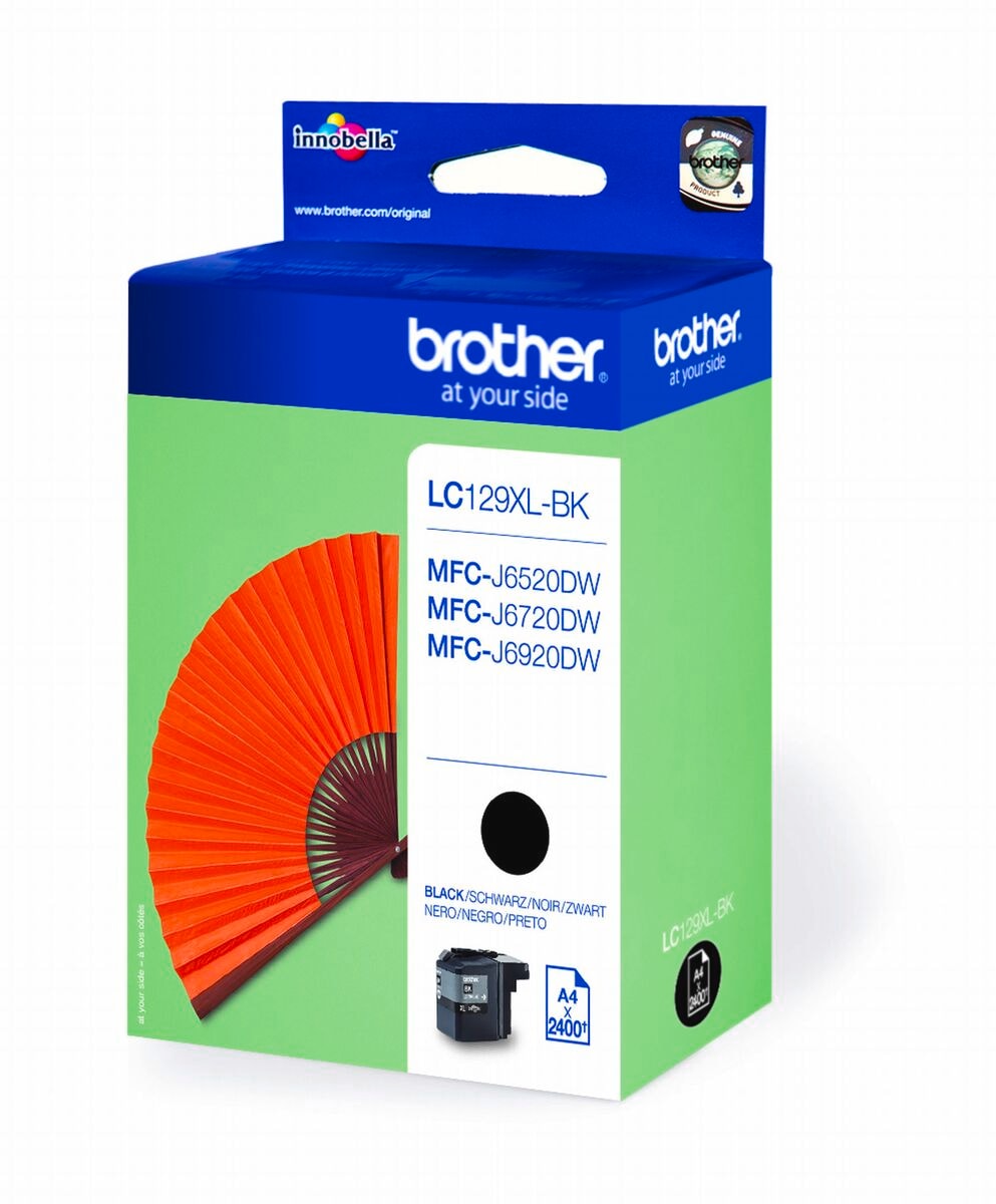 Brother Tintenpatrone LC-129XLBK Schwarz (ca. 2400 Seiten) - Bild 1
