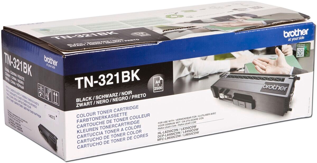 Brother Toner TN-321BK Schwarz (ca. 2500 Seiten) - Bild 1