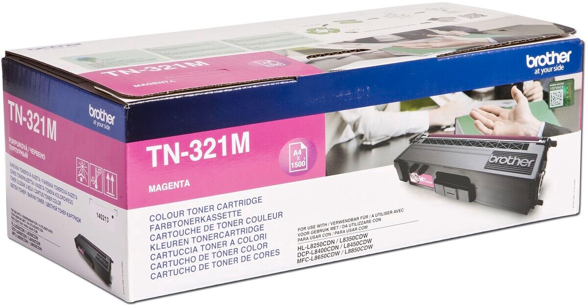 Brother Toner TN-321M Magenta (ca. 1500 Seiten) - Bild 1