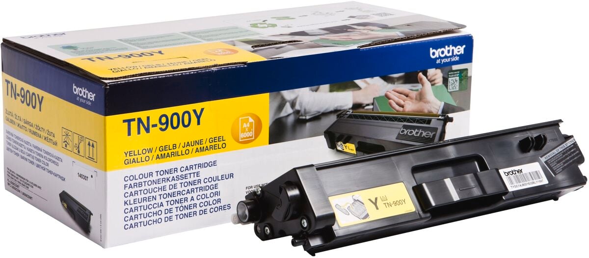 Brother Toner TN-900Y Gelb (ca. 6000 Seiten) - Bild 1