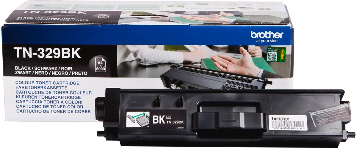 Brother Toner TN-329BK Schwarz (ca. 6000 Seiten) - Bild 1
