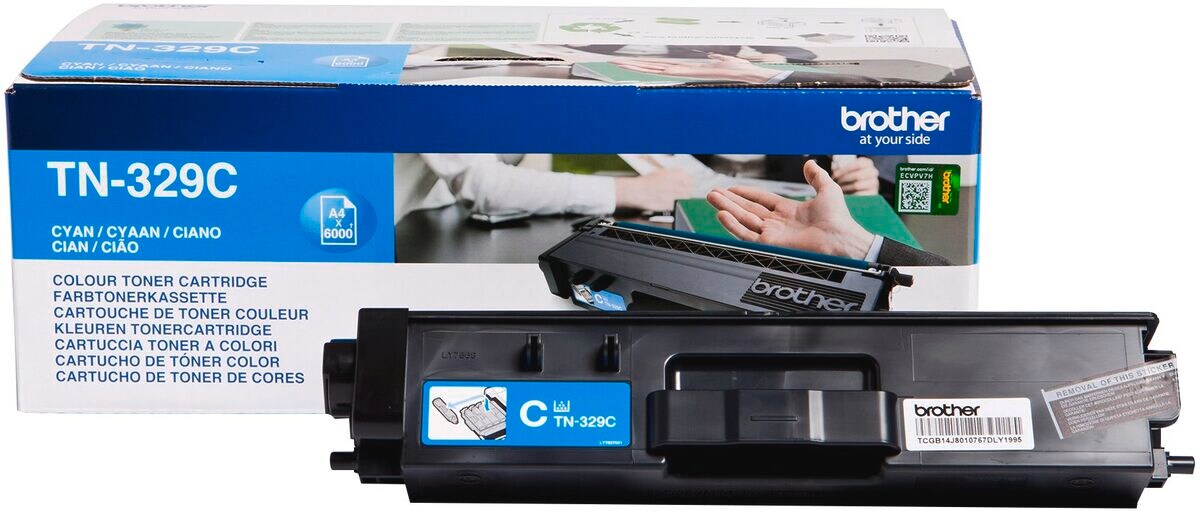 Brother Toner TN-329C Cyan (ca. 6000 Seiten) - Bild 1