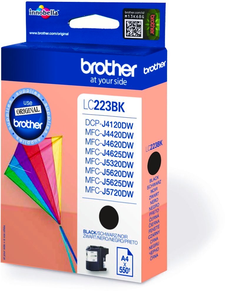 Brother Tintenpatrone LC-223BK Schwarz (ca. 550 Seiten) - Bild 1