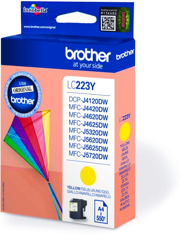 Brother Tintenpatrone LC-223Y Gelb (ca. 550 Seiten) - Bild 1