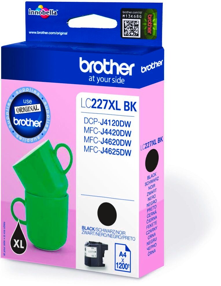 Brother Tintenpatrone LC-227XLBK Schwarz (ca. 1200 Seiten) | 04977766735940