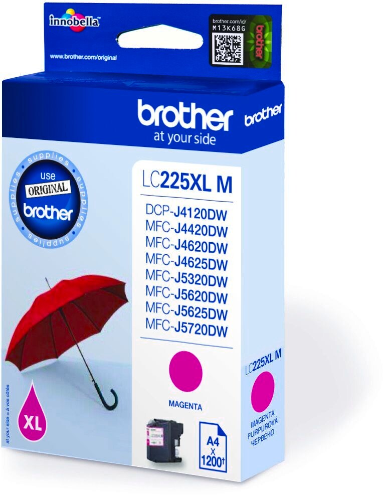 Brother Tintenpatrone LC-225XLM Magenta (ca. 1200 Seiten) - Bild 1