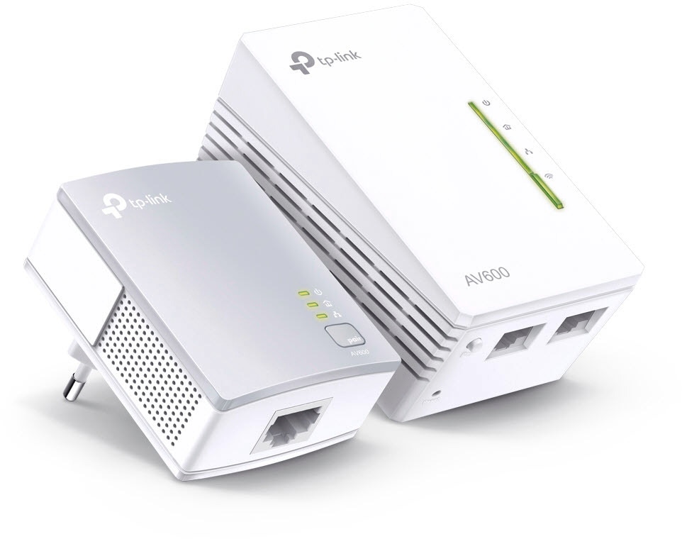 TP-Link TL-WPA4220 KIT AV600 Powerline WLAN 2er KIT (2x LAN) - Bild 1